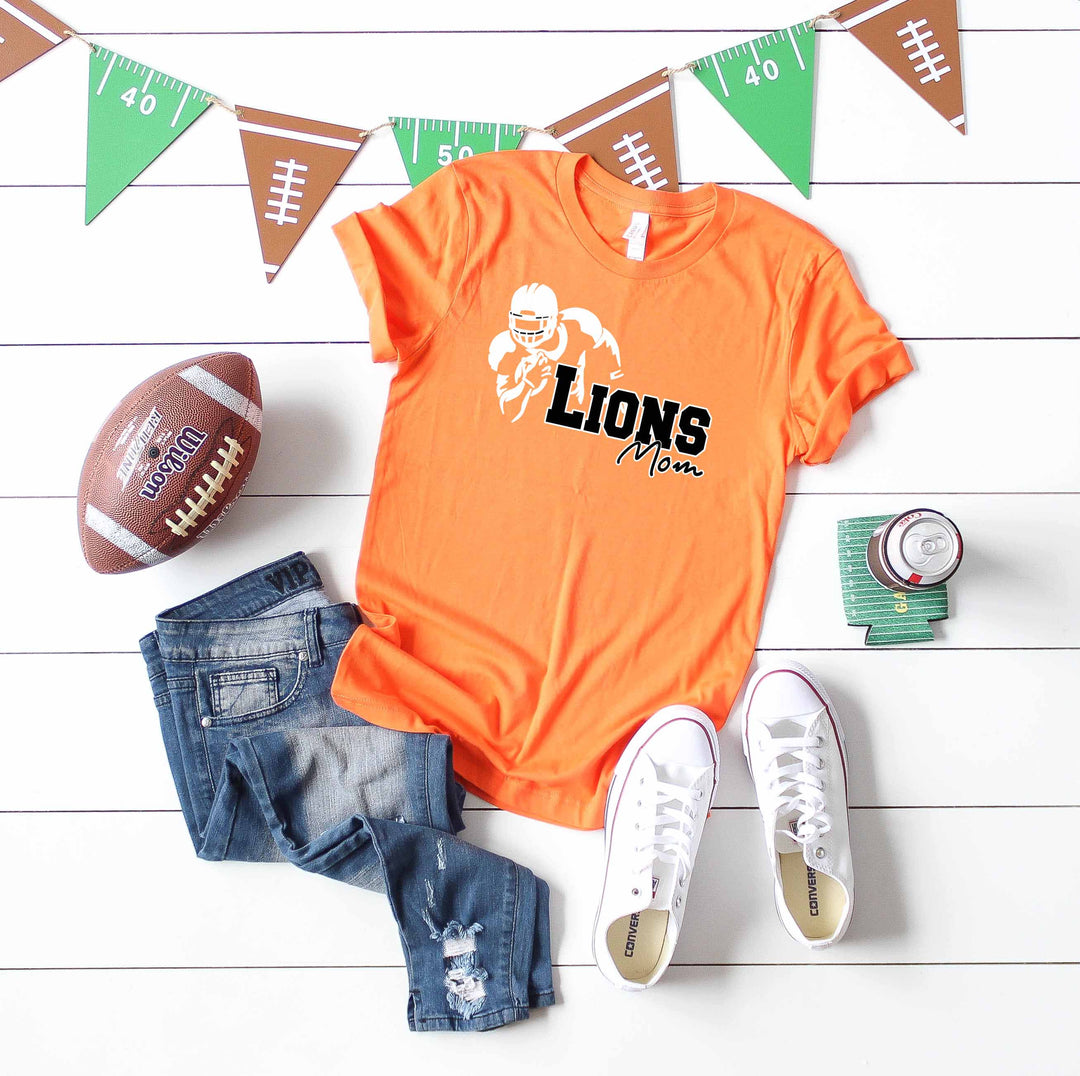 Lions Football Mom Digital Design File .png