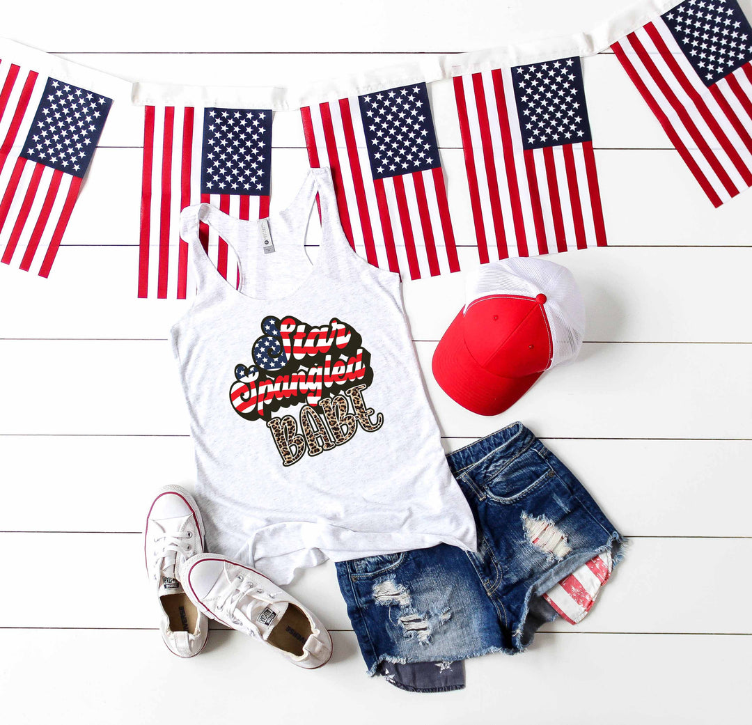 Star Spangled Babe Screen Print CD4