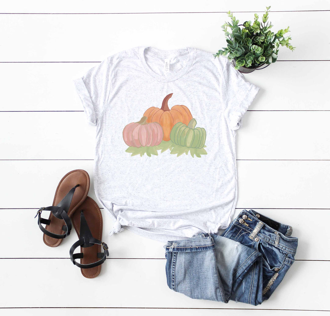 Exclusive Hand Painted Watercolor Pumpkins digital Design File